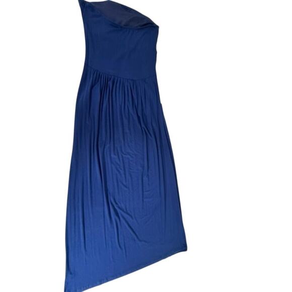 "VANILLA BAY" Strapless Jersey Dress SZ S Pockets Beach Tropical Sexy Casual - Picture 10 of 11